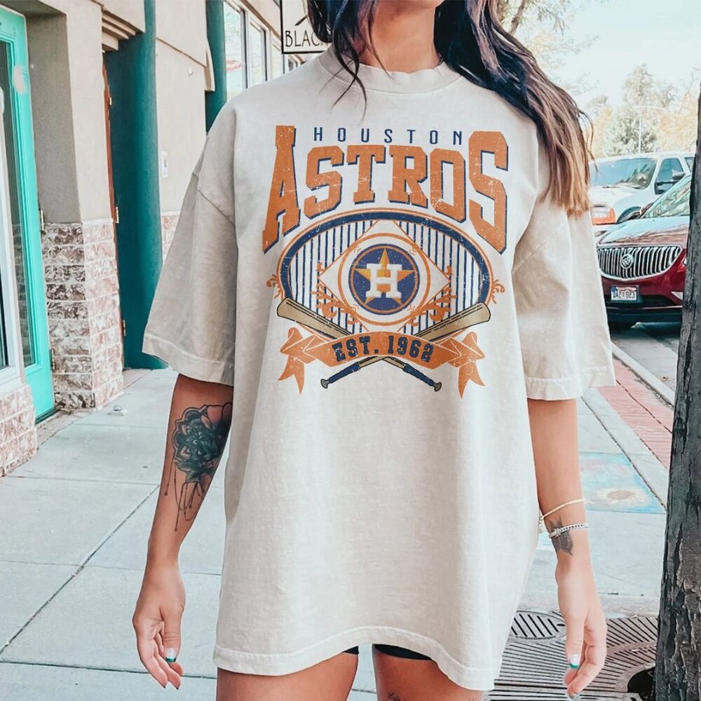 Houston astros 1962 Vintage Style Houston Baseball Crewneck shirt